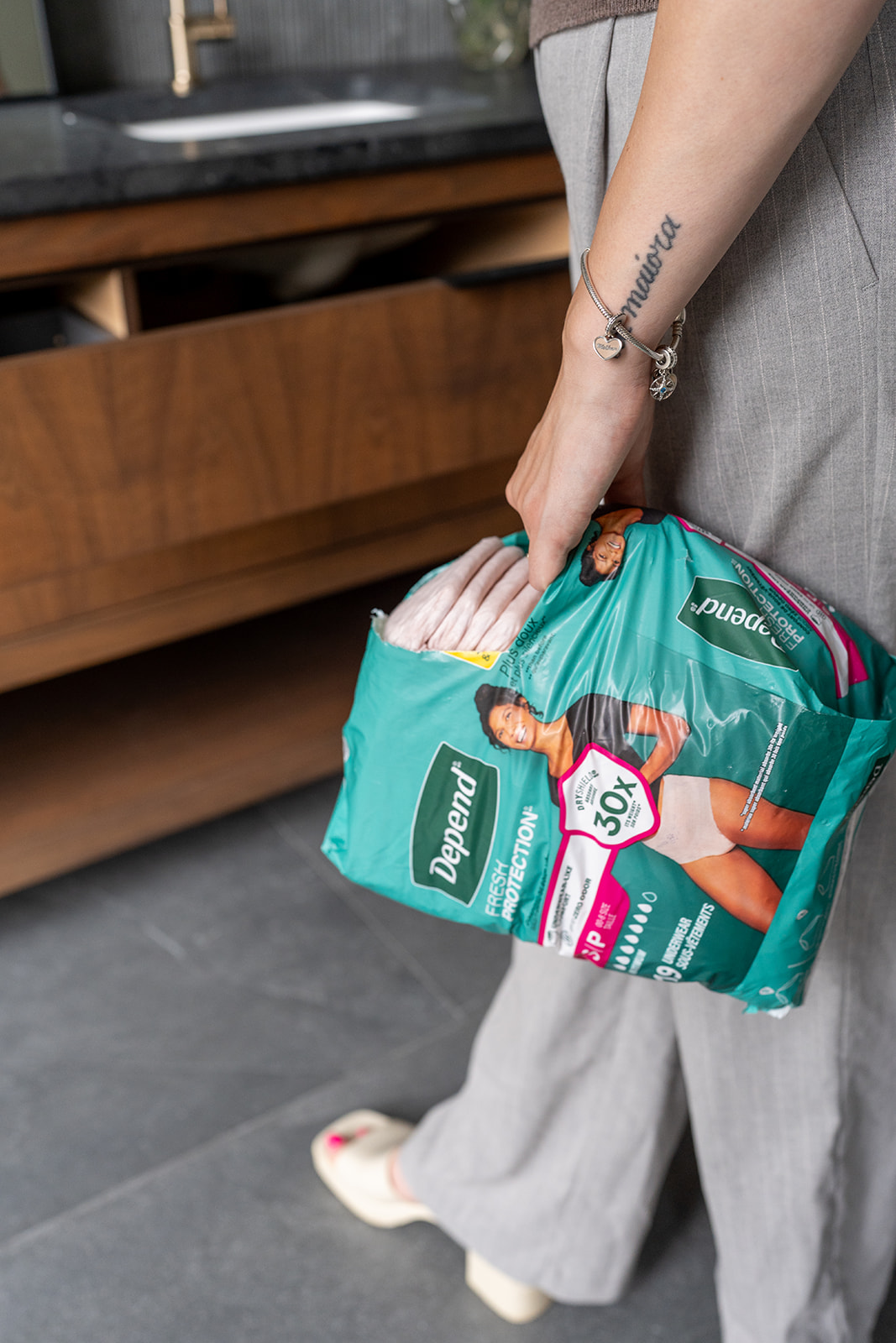 Household and personal care supplies being kept stocked for a Best Life client