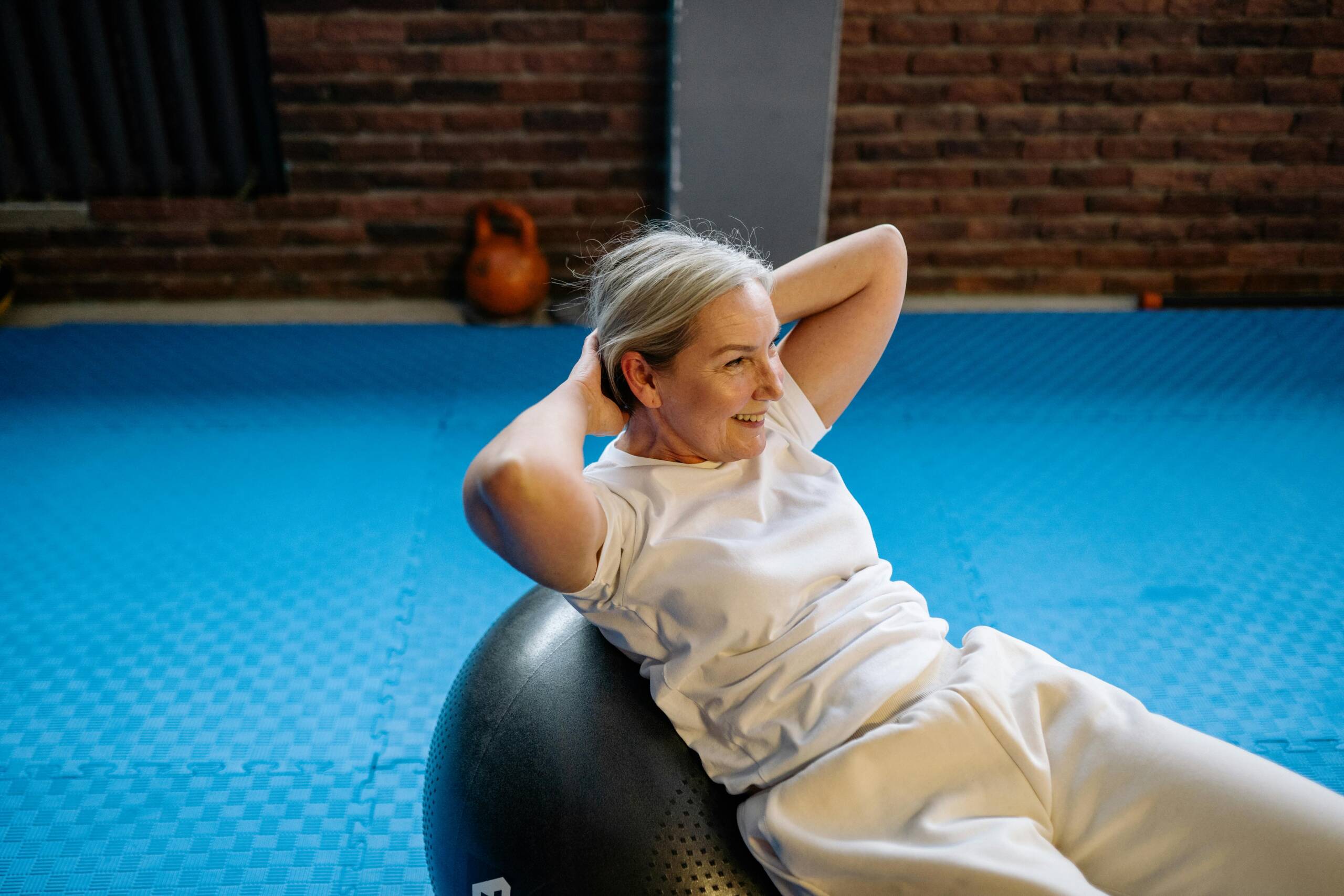 Senior fitness training at home